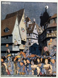 Francuskie obchody powrotu Alzacji do Francji autorstwa Jean Jacques Waltz