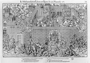 Masakra w Cahors autorstwa Jean Jacques (after) Perrissin