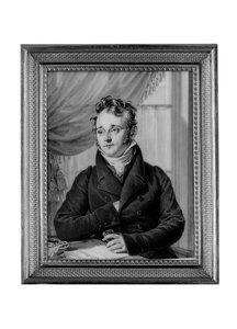 Młody poeta (sepia na panelu) autorstwa Jean Jacques Casimir Karpff