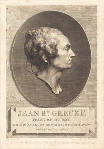 Jean-Baptiste Greuze autorstwa Jean Jacques Flipart after Jean Baptiste Greuze