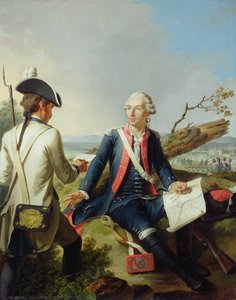 Marquis Louis dEstampes (1734-1815) podczas oblężenia Kassel, 1778