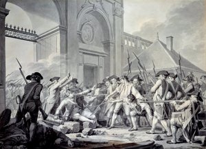 Sprawa Nancy: 31 sierpnia 1790 r. markiz de Bouillé (1739-1800) wszczął represje wobec żołnierzy garnizonu Nancy, buntujących się przeciwko swoim oficerom. Bitwa odbyła się przed posterunkiem straży przy Bramie Stainville, podczas której