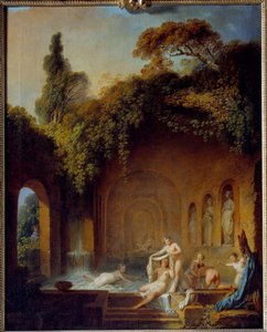 Kąpiel nimf Malarstwo Jean Jacques Francois Barbier l