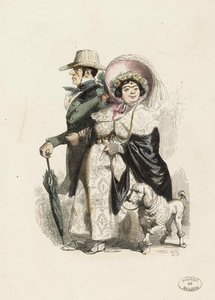 Rentier i jego żona, 1840.