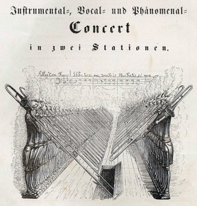 Instrumentalny Koncert Wokalno-Fenomenalny, 1844. autorstwa Jean Jacques Grandville