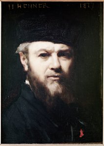 Autoportret, 1877 autorstwa Jean Jacques Henner