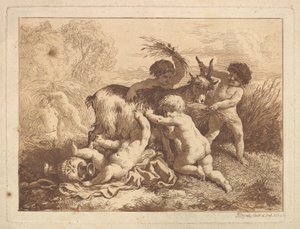 Les petits moissonneurs et la chevre Młode żniwiarze i koza, w albumie cd..., 1782.