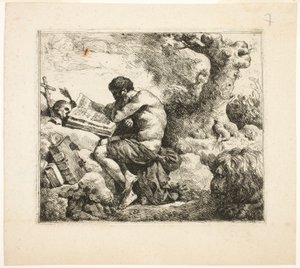 Saint Jerome autorstwa Jean Jacques Lagrenee