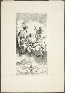 Trzy cnoty teologii autorstwa Jean Jacques Lagrenee