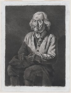 Stary Gerard, chłop z Chasselay autorstwa Jean Jacques de Boissieu