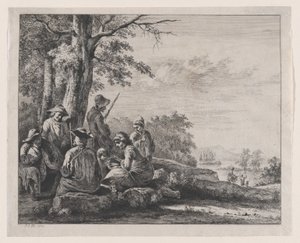 Odpoczynek chłopów, 1803. autorstwa Jean Jacques de Boissieu