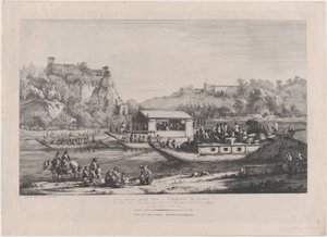 Papież Pius VII nad Saoną, 1805. autorstwa Jean Jacques de Boissieu