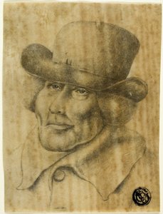 Portret popiersia starca w kapeluszu i płaszczu autorstwa Jean Jacques de Boissieu