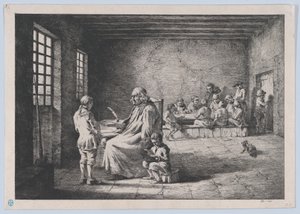 Mistrz Szkoły, 1780. autorstwa Jean Jacques de Boissieu