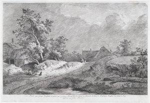 Pole pszenicy, 1772. autorstwa Jean Jacques de Boissieu