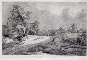 Pole pszenicy, 1772 autorstwa Jean Jacques de Boissieu