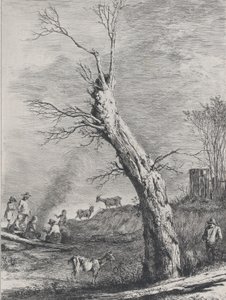 Zima, po rysunku wykonanym w Saint-Chamond, 1795. autorstwa Jean Jacques de Boissieu