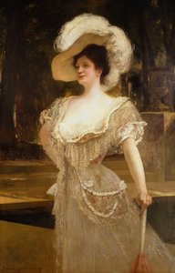 Portret pani, 1901 autorstwa Jean Joseph Benjamin Constant