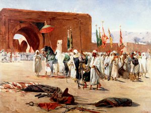 Procesja Maurów, autorstwa Jean Joseph Benjamin Constant