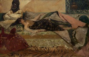 Odaliska. autorstwa Jean Joseph Benjamin Constant