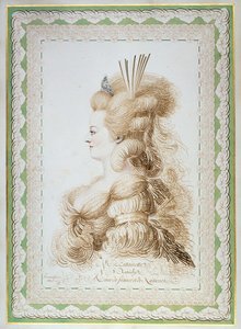 Portret Marii Antoniny 1755-1793, arcyksiężnej Austrii i królowej Francji..., 1780. autorstwa Jean Joseph Bernard