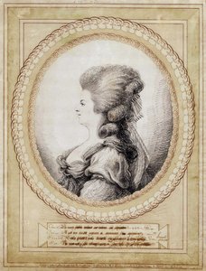 Portret austriackiej Marii Antoniny. autorstwa Jean Joseph Bernard