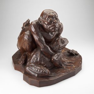 Żaba (Żabo-człowiek) autorstwa Jean Joseph Marie Carries