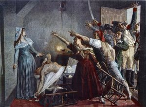 Zamach na Jean Paul Marat (Jean-Paul) 1743-93 Francuski polityk rewolucyjny