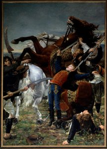 Rewolucja Francuska: „Śmierć Józefa Bary (1779-1793)” Józef Bara lub Barra (1780-1793) był bohaterem Rewolucji Francuskiej, który walczył w Vendee dla Republiki. Obraz Jean Joseph Weerts (1849-1927) 1883 Nd. 3,50 x 2,50 m Paryż, musee d