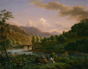 Scena duszpasterska autorstwa Jean Joseph Xavier Bidauld