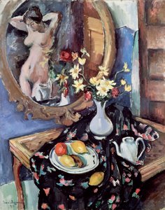 Martwa natura z lustrem, 1912 autorstwa Jean Joveneau