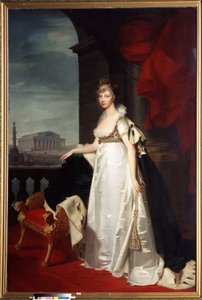 Portret cesarzowej Elisabeth Alexeievna (Elizabeth Alexeievna, księżniczka Louise Augusta z Baden lub Baden
