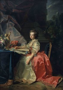 Portret Marii Louise z Sabaudii 1749-1792, księżnej Lamballe, 1780.