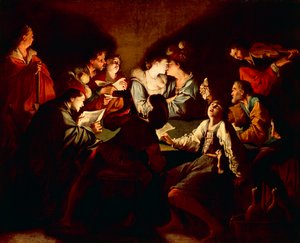 Koncert nocny, ok. 1621/2 (olej na płótnie)
