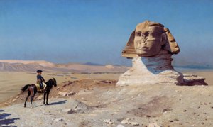 Bonaparte przed Sfinksem autorstwa Jean Leon Gerome