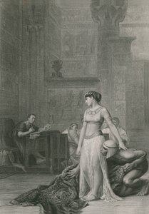 Kleopatra i Cezar autorstwa Jean Leon Gerome