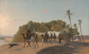 Opuszczenie Oazy autorstwa Jean Leon Gerome
