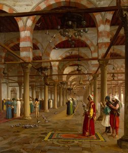 Modlitwa w meczecie, 1871. autorstwa Jean Leon Gerome