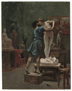 Pigmalion i Galatea autorstwa Jean Leon Gerome