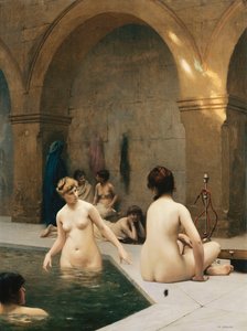 Kąpiących się; Baigneuses, c.1889
