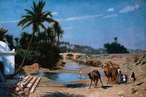 Karawana autorstwa Jean Leon Gerome