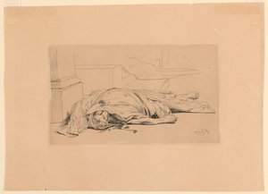 Martwy Cezar autorstwa Jean Leon Gerome