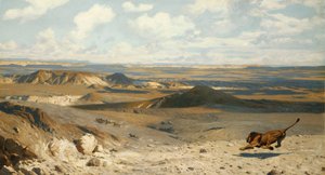 Pościg; Pościg, 1889 autorstwa Jean Leon Gerome