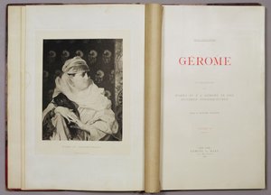 Kobieta z Konstantynopola, ze zbioru dzieł Jean-Leon Gerome w 100 fotograwiurach, 1881 (fotograwiura) autorstwa Jean Leon after Gerome