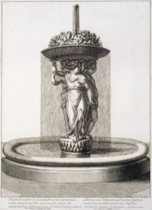 Projekt fontanny, 1673 autorstwa Jean Lepautre