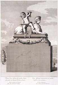 Figura Sfinksa w Wersalu, 1676