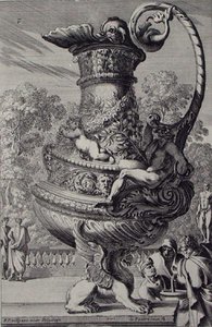 Rzeźba ogrodowa, opublikowana ok. 1670 (rycina) (patrz także 172934)