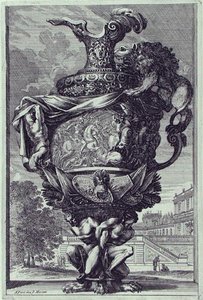 Rzeźba ogrodowa, opublikowana ok. 1670 (rycina) (patrz także 172935)