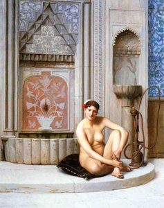 Francuski:  Odalisque autorstwa Jean Leon Gerome