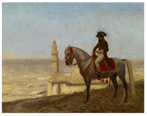 Generał Bonaparte w Kairze, szkic autorstwa Jean Leon Gerome